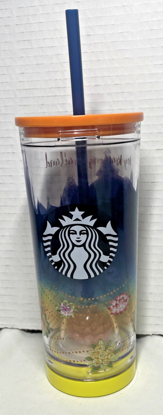 Starbucks LED Tumbler Cold Cup Lotus Charm 2019 Loy Krathong Festival Thailand